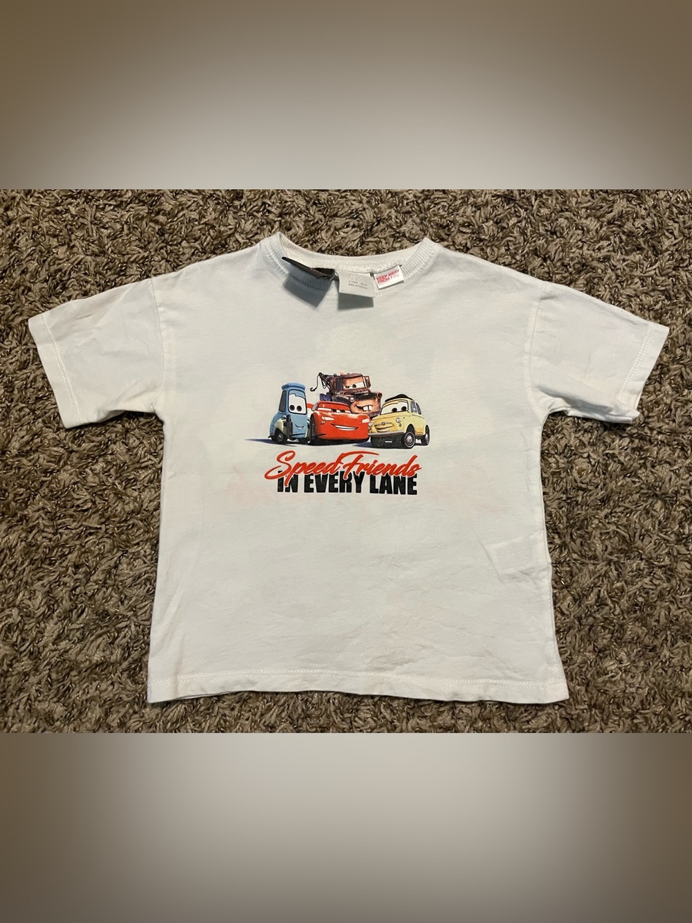 Zara Disney Cars Graphic T Shirt Boy 2T